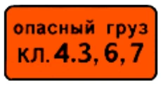 8.19 "Класс опасного груза". Указывает номер класса (классов) опасных грузов по ГОСТу 19433-88.